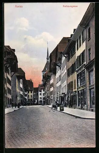 AK Aarau, Partie in der Rathausgasse