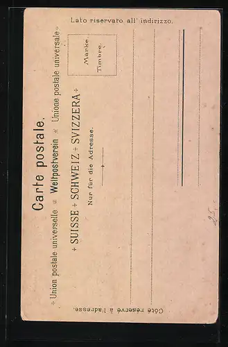 Lithographie Rigi, Kaltbad, Klösterli, Kulm