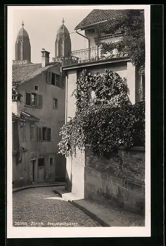 AK Zürich, Partie in der Neustadtgasse