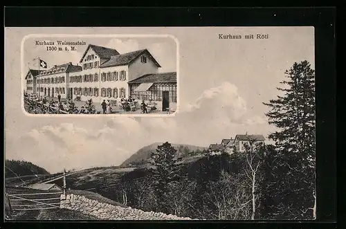 AK Weissenstein, Kurhaus Weissenstein mit Röti