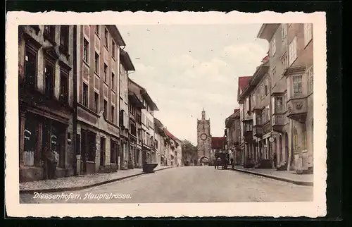 AK Diessenhofen, Hauptstrasse mit Stadttor