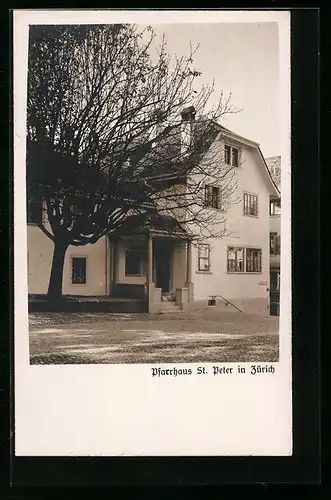 AK Zürich, Pfarrhaus St. Peter