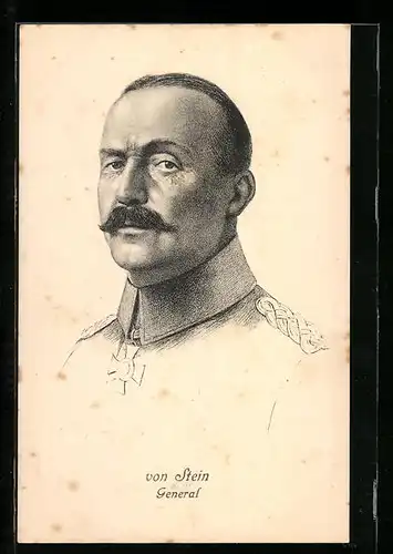 Künstler-AK Heerführer General von Stein