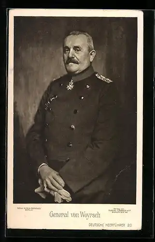 AK Heerführer General von Woyrsch in Uniform