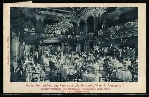 AK Wien, Restaurant St. Annahof, Annagasse 3