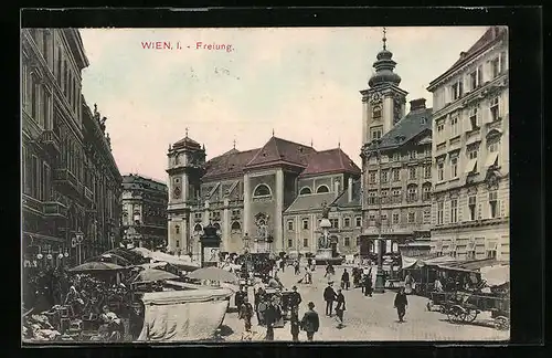 AK Wien, Freiung mit Marktständen