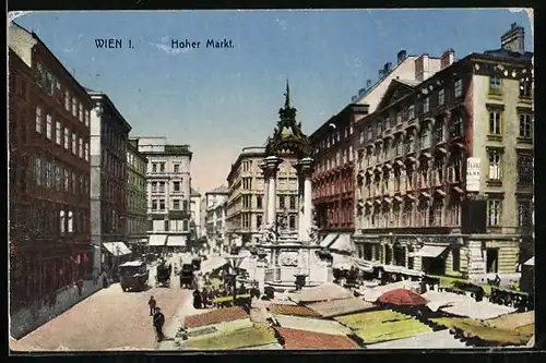 AK Wien, Hoher Markt, von oben gesehen