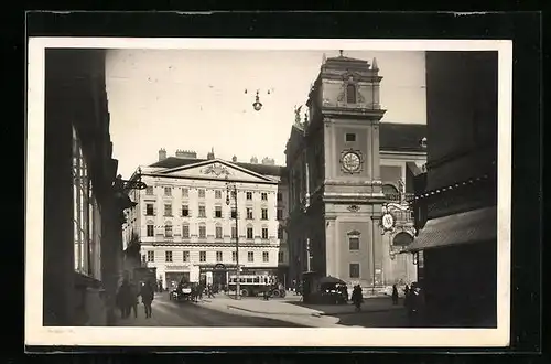 AK Wien, Schottenkirche mit Schottenhof