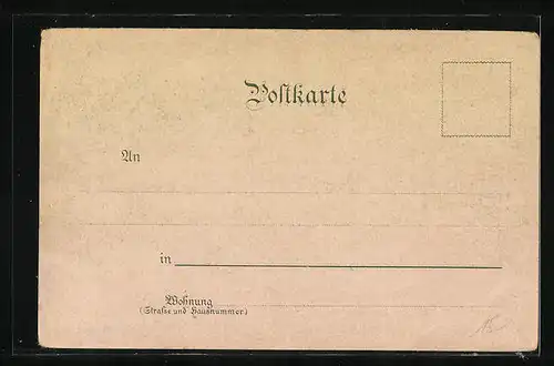 Lithographie Rheinfall bei Mondschein