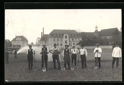 Foto-AK Winnenden, Gärtnerei an der Heilanstalt