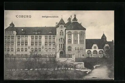 AK Coburg, Blick zur Heiligkreuzschule