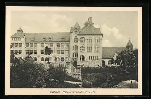 AK Coburg, Heiligkreuzschule, Westseite