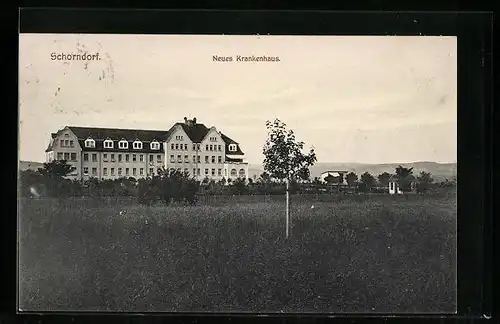 AK Schorndorf, Blick nach dem neuen Krankenhaus