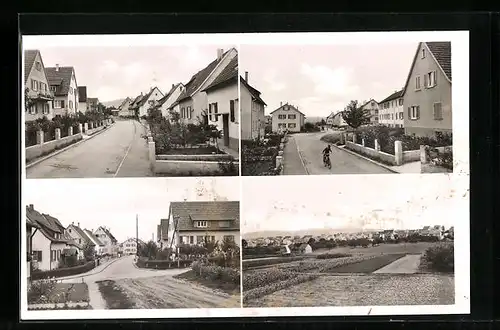 AK Rommelshausen, Blick in die Wohn-Siedlung Kolbenhalde