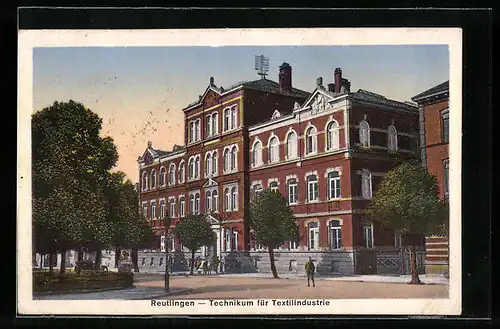 AK Reutlingen, Partie am Technikum für Textilindustrie