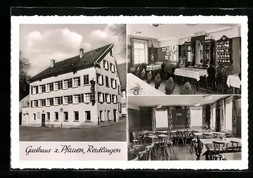 AK Reutlingen, Gasthaus zum Pfauen