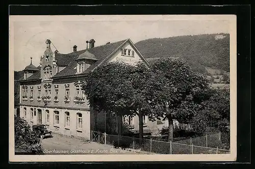 AK Unterhausen, Gasthaus zur Krone von Karl Reiff