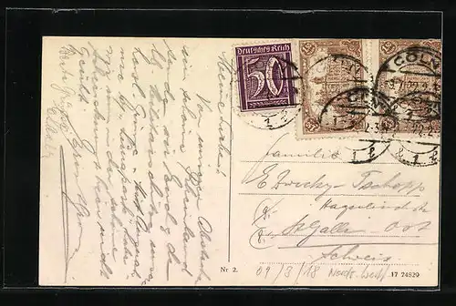 AK Cöln a. Rh., Partie am Domkloster