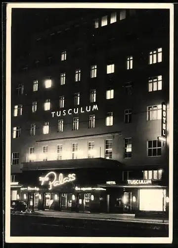 AK Berlin-Charlottenburg, Hotel Tusculum, Kurfürstendamm 68