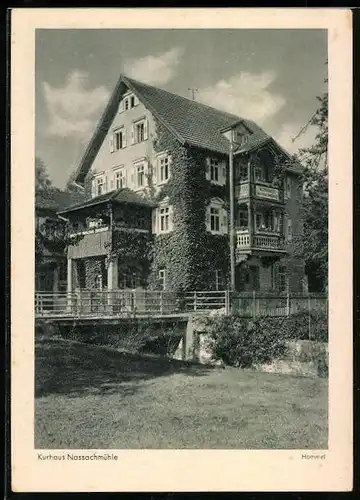 AK Uhingen /Württemberg, Kurhotel Nassachmühle