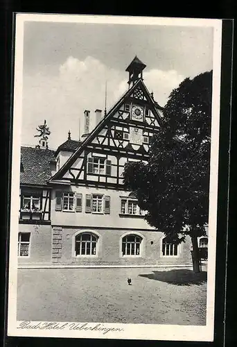 AK Ueberkingen, Bad Hotel im Sonnenschein