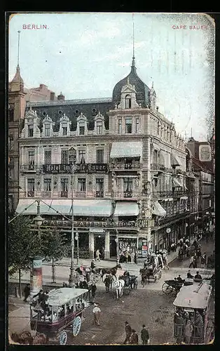 AK Berlin, Hotel im Café Bauer