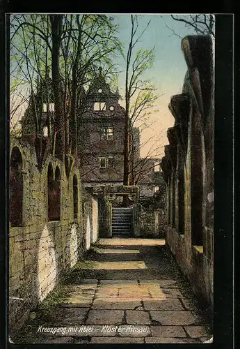 AK Hirsau, Kloster Hirsau, Kreuzgang mit Abtei