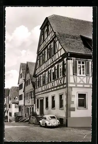 AK Bad Liebenzell im Schwarzwald, Pension Hirsch