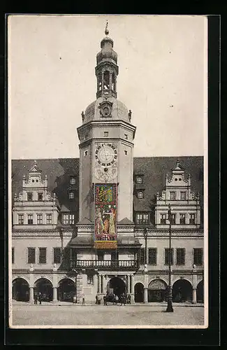 AK Leipzig, Ehrenteppich 1916