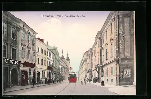 AK Olomouc, Trida Frantiska Josefa, Strassenbahn