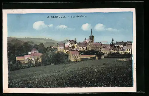 AK Saint-Sauves, Vue Generale