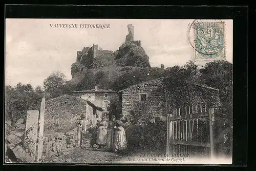 AK Billom, Ruines du Chateau