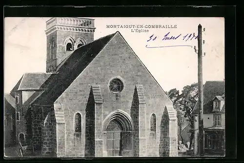 AK Montaigut-en-Combraille, L`Eglise