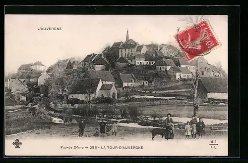 AK La Tour d`Auvergne, Vue generale