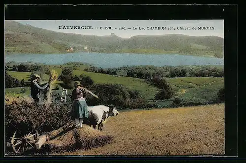 AK Chambon, Le lac Chambon et le Chateau de Murols