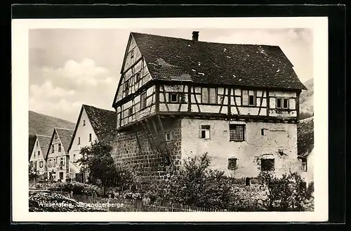 AK Wiesensteig, Jugendherberge, Häusergruppe