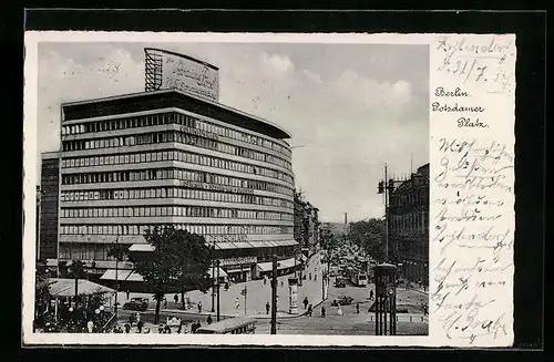 AK Berlin, Potsdamer Platz, Columbushaus