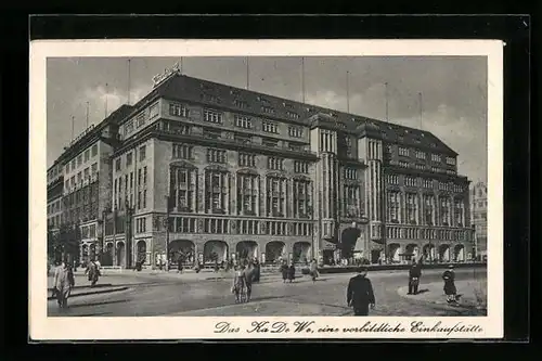 AK Berlin, Kaufhaus des Westens, KaDeWe, Tauentzienstrasse