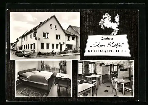 AK Dettingen-Teck, Gasthaus zum Rössle