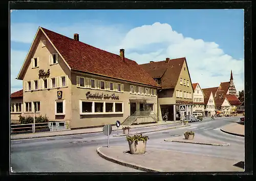 AK Weilheim /Teck, Gasthof und Metzgerei zur Post