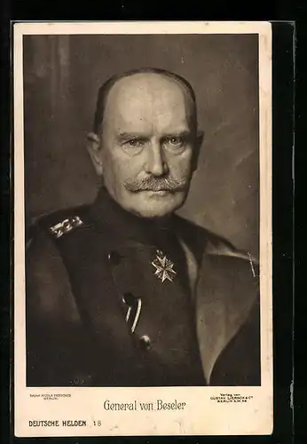 AK Heerführer General von Beseler in Uniform