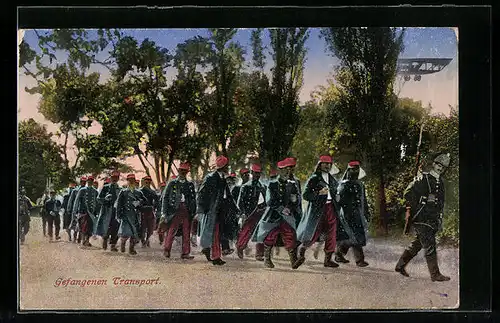 AK Gefangenen Transport