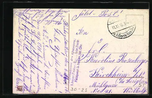 AK Gefangenen Transport