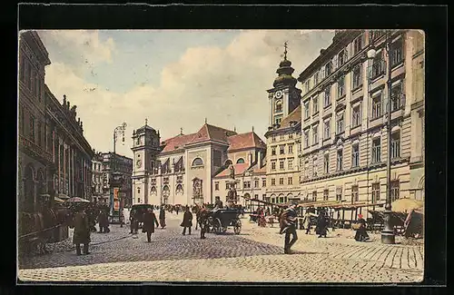AK Wien, Freiung mit Schottenkirche