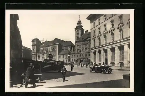 AK Wien, Freyung gegen Schottenkirche