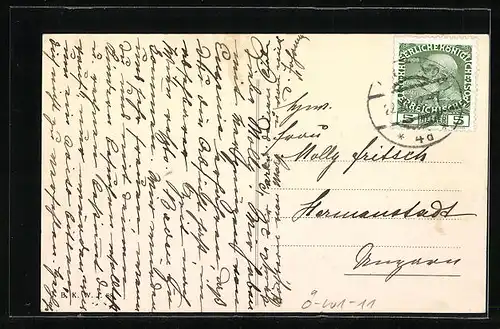 AK Wien, Kapuzinerkirche, Frontansicht mit Strasse