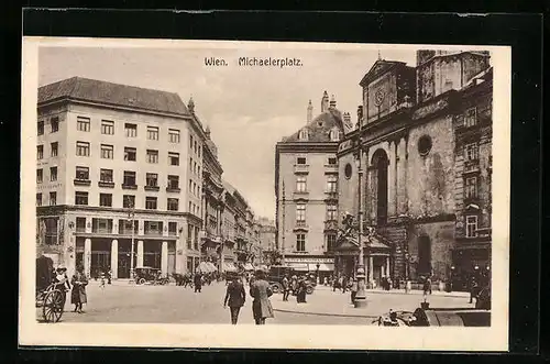 AK Wien, Partie am Michaelerplatz