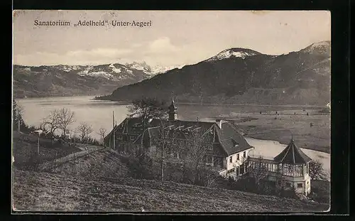 AK Unter-Aegeri, Sanatorium Adelheid