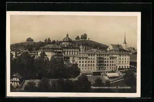 AK Menzingen, Institut, Gesamtansicht, Südseite