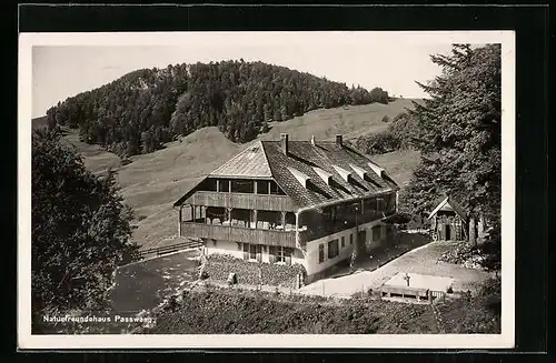 AK Passwang, Ferienheim Passwanghaus aus der Vogelschau